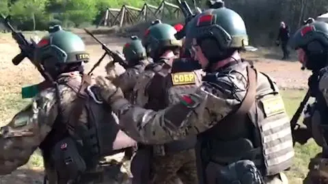Oddział SOBR jest uznawany za elitę wśród białoruskich służb 