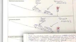 Ilustrację kolizji w Gdyni zamieścił w sieci sprawca zdarzenia