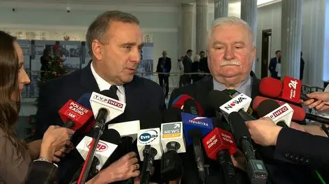 Przywódca Solidarności był gościem posiedzenia klubu parlamentarnego PO