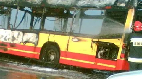 We Wrocławiu spłonął autobus