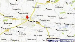 Wypadek w Proszowicach 