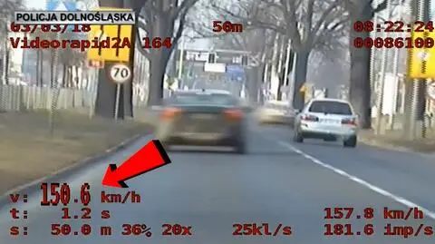 Pędził 150 km/h. "Nie mam nic mądrego do powiedzenia"