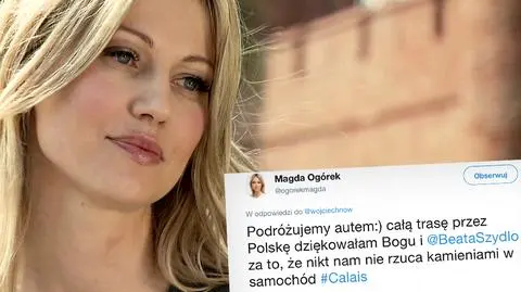 Nikt w Polsce nie rzuca kamieniami. Ogórek dziękuje Szydło