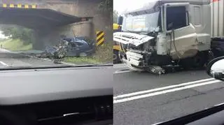 Śmiertelny wypadek na DK88