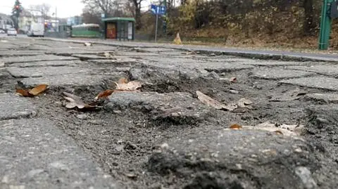 Tak wygląda chodnik przed samą siedzibą poznańskich drogowców