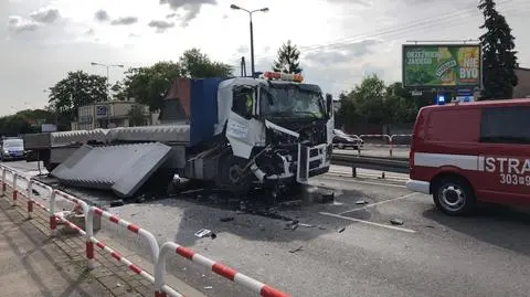 Swarzędz: zderzenie dwóch ciężarówek