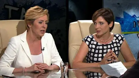 Joanna Mucha i Jadwiga Wiśniewska w Tak jest