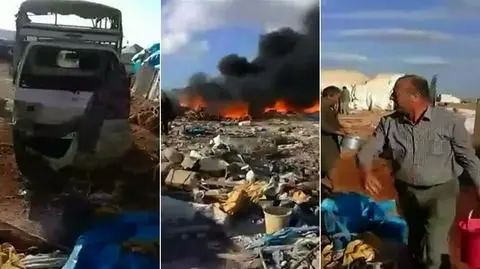 Syria. Atak na obóz uchodźców przy granicy z Turcją