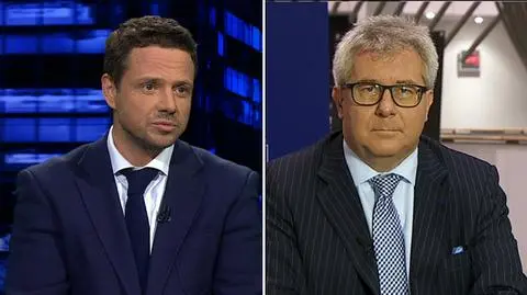 Rafał Trzaskowski i Ryszard Czarnecki w "Kropce nad i"