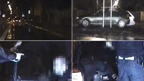 Seven passengers in an Audi driven by a drunk driver. Movie-style police chase in the streets of Bydgoszcz