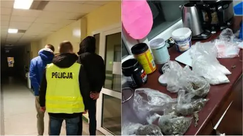 Łódź: narkotyki poupychane w całym mieszkaniu