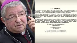 Księża bronią abp. Głódzia