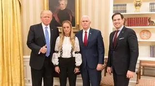 Trump spotkał się także z małżonką opozycjonisty