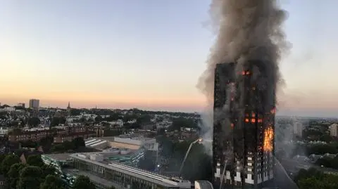 Wieżowiec Grenfell Tower spłonął w kilka godzin