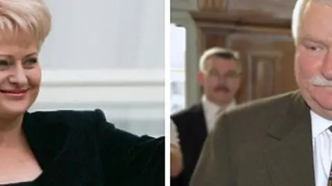 "Ma prawo". Prezydent Litwy komentuje odmowę Wałęsy