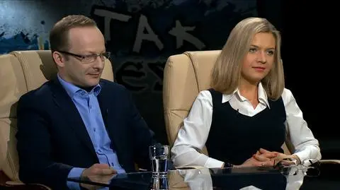 Paweł Olszewski i Małgorzata Wassermann byli gośćmi programu "Tak jest"