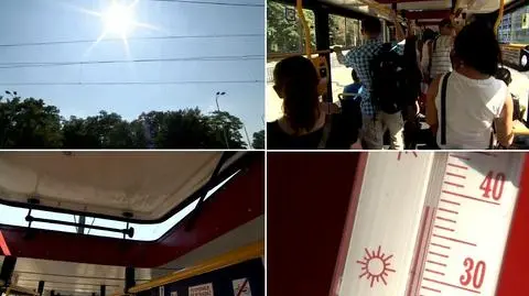 Upał w tramwaju. "Pośladki kleją mi się do siedzenia" 