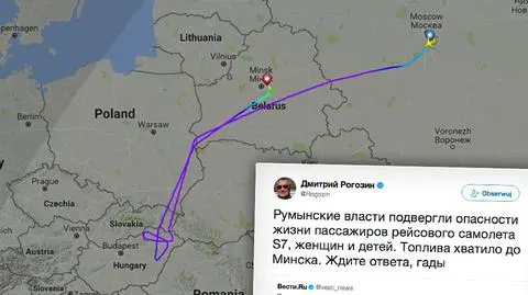 Rogozin nie doleciał do Mołdawii 