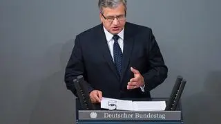 Całkiem niedawno, jako trzeci Polak w historii Komorowski przemawiał w Bundestagu. Teraz wystąpi na forum ONZ i znów ma mówić o Rosji