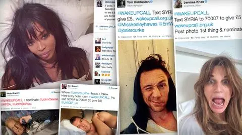 Ice Bucket Challenge to historia. #WakeUpCall budzi gwiazdy. Cel: pomoc dzieciom w Syrii
