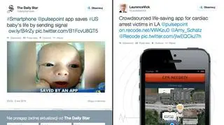 Mechanik uratował życie małego dziecka dzięki aplikacji na smartfona