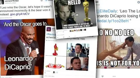Memy z DiCaprio są masowo publikowane w sieci