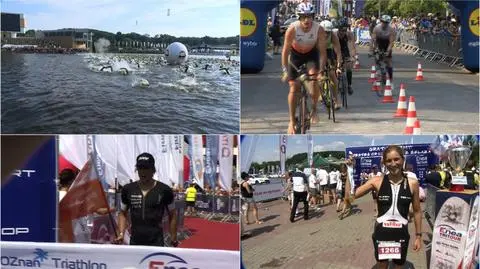 Triathlon składa się z pływania, kolarstwa i biegu