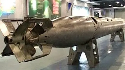 Torpeda wypłynęła na plażę