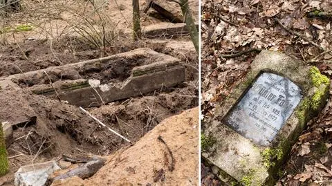 Rozkopali groby w poszukiwaniu kosztowności