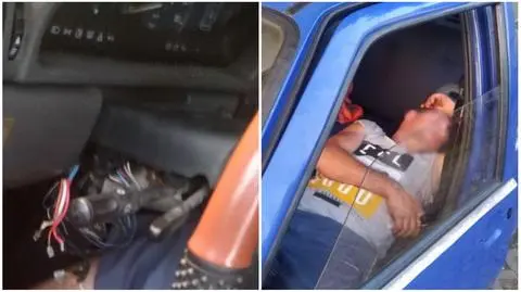 Gdańsk: Ukradł auto i zasnął. Obudzili go policjanci