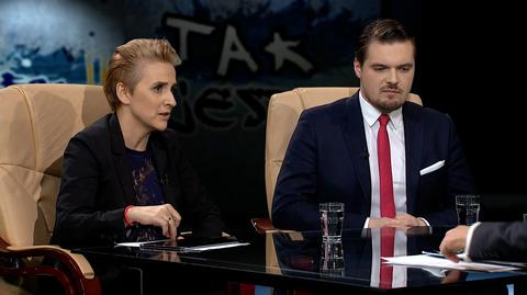 Joanna Scheuring-Wielgus i Michał Wypij w „Tak Jest”