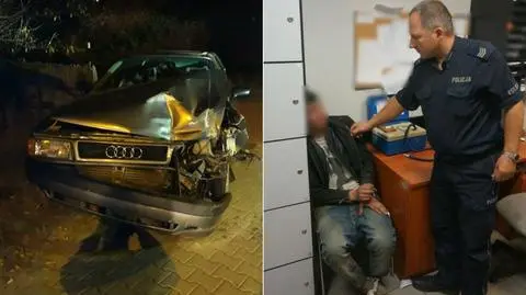 Śląskie. Ukradł mercedesa, uderzył w audi, w bmw, w płot i uciekł