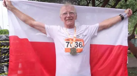 Profesor Jan Chmura. Ma 69 lat i biega w maratonach na całym świecie