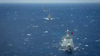 Chiński okręt podczas ćwiczeń RIMPAC (zdjęcie ilustracyjne)