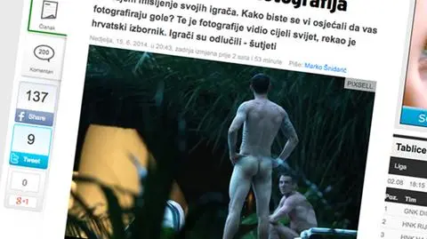 Goło i wesoło u Chorwatów. Wyciekły zdjęcia, piłkarze bojkotują