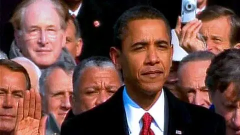 Barack Obama składa przysięgę