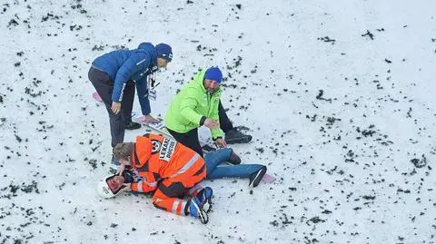 Piotr Żyła zaliczył groźny upadek na skoczni w Wiśle