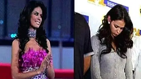 Latynoska piękność z arsenałem w bagażniku