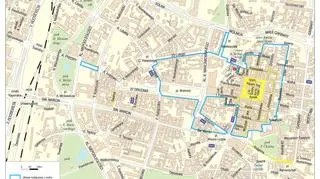 Strefa Kibica w Poznaniu - mapa