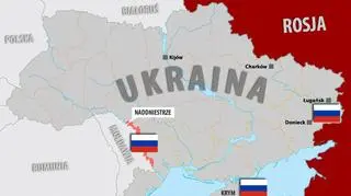 Ukraina musi brać pod uwagę militarne zagrożenie z południa (Krym) i zachodu (Naddniestrze)