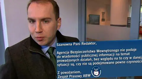 ABW nie odpowiada, czy kontrolowała Andruszkiewicza