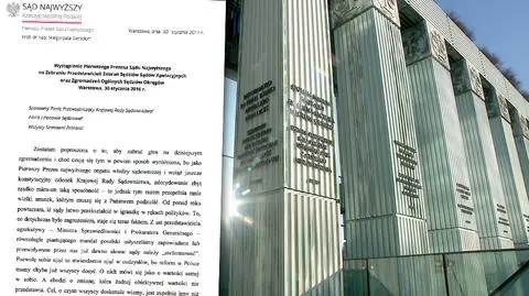 Wystąpienie Pierwszej Prezes Sądu Najwyższego ws. planowanych zmian
