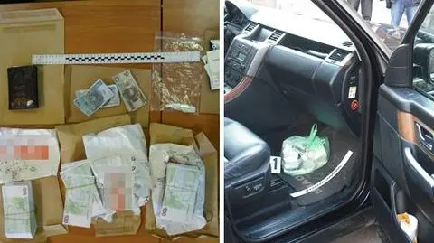 W samochodzie znaleźli ćwierć miliona euro