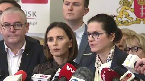 Konferencja prasowa Gdańska po ataku na prezydenta miasta