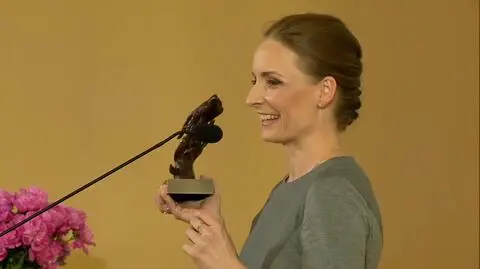 Brygida Grysiak z nagrodą imienia biskupa Jana Chrapka