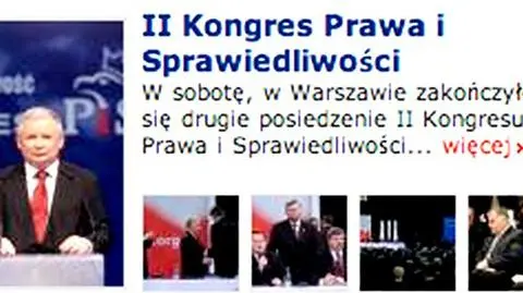 Więcej PiSu w internecie