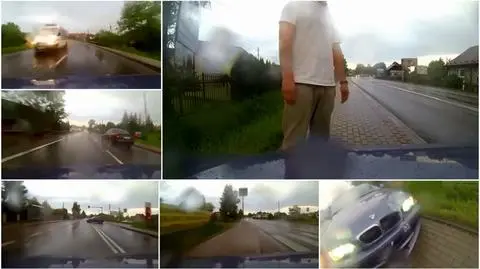Jechał prawie 100 km/h za szybko, ledwo uniknął kraksy