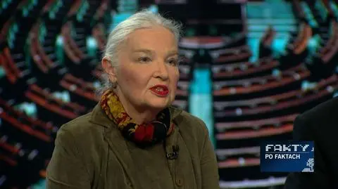 Jadwiga Staniszkis byla gościem "Faktów po Faktach"