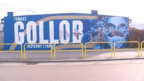 Mural na cześć Golloba zniszczony po kilku godzinach od odsłonięcia