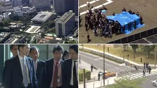 Dron to znak protestu przeciwko planom wobec elektrowni w Fukushimie?